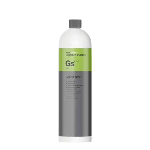 detailmate Green Star set voor het reinigen van het interieur van de auto: Koch Chemie GreenStar universele reiniger van 1l, KWAZAR Mercury spuitfles Green Edition van 0,5 l, geschikt voor pH 8-14 detailmate Green Star set voor het reinigen van het interieur van de auto: Koch Chemie GreenStar universele reiniger van 1l, KWAZAR Mercury spuitfles Green Edition van 0,5 l, geschikt voor pH 8-14