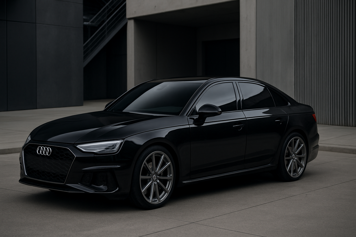 tinted audi