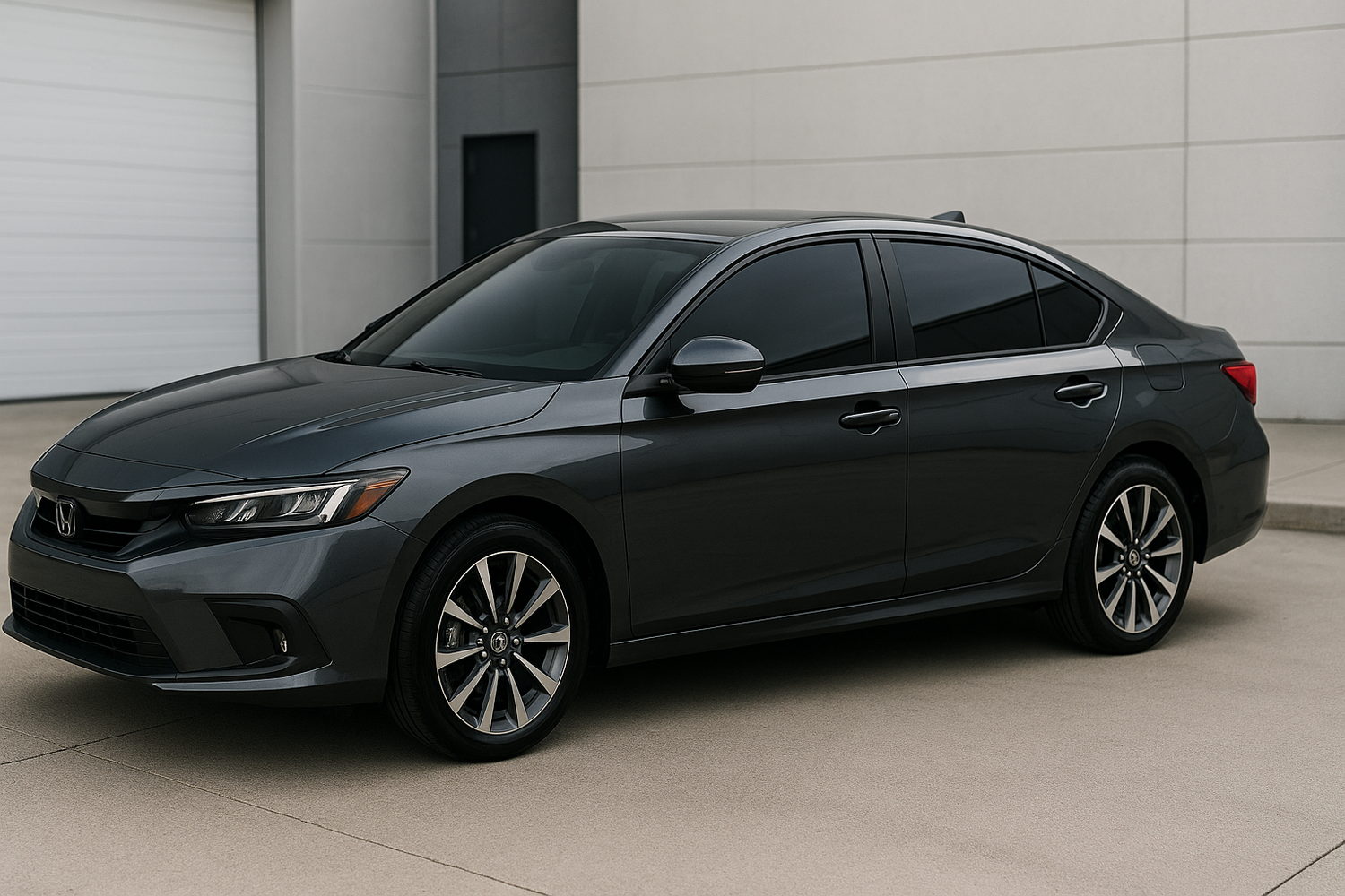 tinted car